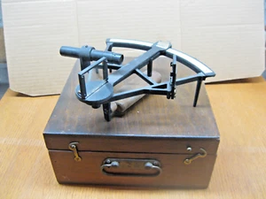 Older Yoder Instruments Sextant Original Box & (4) Sun Screens E. Palestine, OH - Picture 1 of 8