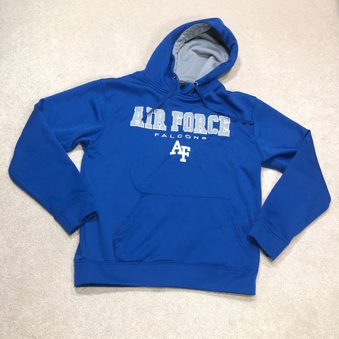 Air Force Falcons Hoodie Sweatshirt Mens Large Blue Colosseum Athletics Cover