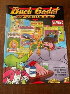 Pistola Buck Godot Zap de alquiler Phil Foglio novela gráfica a todo color 1986 -- NUEVA - Imagen 1 de 8