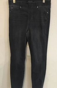 Liverpool Jeans Womens 8 29 Black The Slim Pull On Meteorite Wash Stretch Denim - Picture 1 of 8