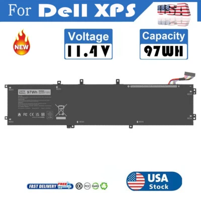 Batería 6GTPY para Dell XPS 15 9570 9560 9550 7590 Presion 5530 5520 5510 EE. UU. Nueva Foto 1 de 4