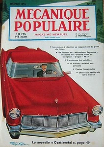REVUE MÉCANIQUE POPULAIRE N° 115 VOITURE CONTINENTAL AVION A RÉACTION 1955 - Picture 1 of 1
