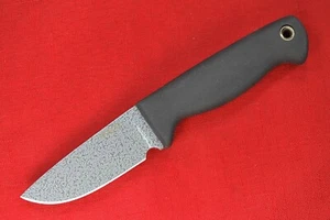 Scrap Yard Knife Company SYKCO 311 Hammered SilverBlade, Black Resiprene C - Picture 1 of 10