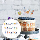  20 Pcs Astronaut Cupcake Toppers Birthday Supply Insert Chocolate