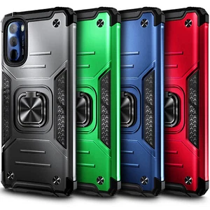 Für Motorola Moto G 5G 2022 Case Premium Ring Ständer Handyhülle + Hartglas - Bild 1 von 26