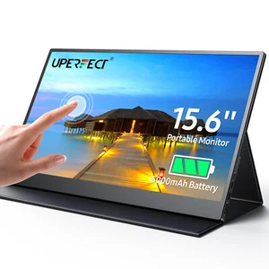 15.6" Touchscreen Portable Monitor Laptop Screen Built-in Battery Travel Monitor - Picture 1 of 12