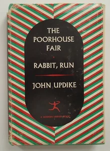 The Poorhouse Fair Rabbit Run John Updike 1st Modern Library ML 357 ed 1965 - Imagen 1 de 10