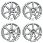 4 Autec Tallin  Wheels 6,5X16 4X100 Sil For Smart Forfour Fortwo