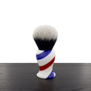 Yaqi R1734 Barber Handle Tuxedo Synthetic Shaving Brush - Picture 1 of 4