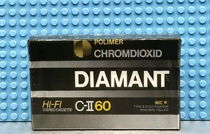 CINTA DE CASETE BLANCA POLÍMERO DAIMANT DIÓXIDO DE CROMO C-II 60 (1) (SELLADA) - Imagen 1 de 3