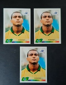 3x 🔥 RARE ROMARIO BRASIL 🔥LOT RARE #29 WORLD CUP FRANCE 98 1998   INVEST