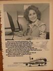 DELTA AIRLINES PRINT AD AIRPLANE ADVERTISING- VICKIE SPRINGSTEAD SALES AGENT