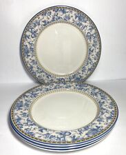 Set Of 4 Royal Doulton Studio Provence T.C. 1289 10.78” Dinner Plate Blue