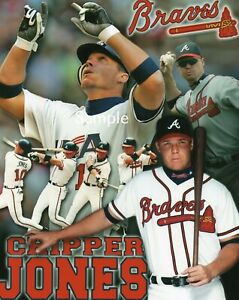 Chipper Jones Atlanta Braves 8x10 Collage Poster Print Photo CJ1