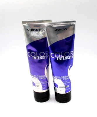 Lot/2 Joico Vero K Pak Color Intensity Semi Permanent Light Purple ~ 4 oz x 2 - Image 1 of 2