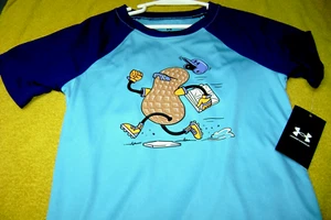 Maglia UNDER ARMOUR TRAINING stile BASEBALL grafica RAGAZZO TAGLIA 7 NUOVA 20€ - Foto 1 di 3