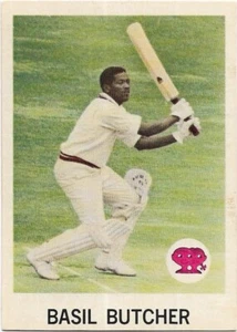 1965 Scanlens Cricket (34) Basil BUTCHER West Indies - Picture 1 of 2