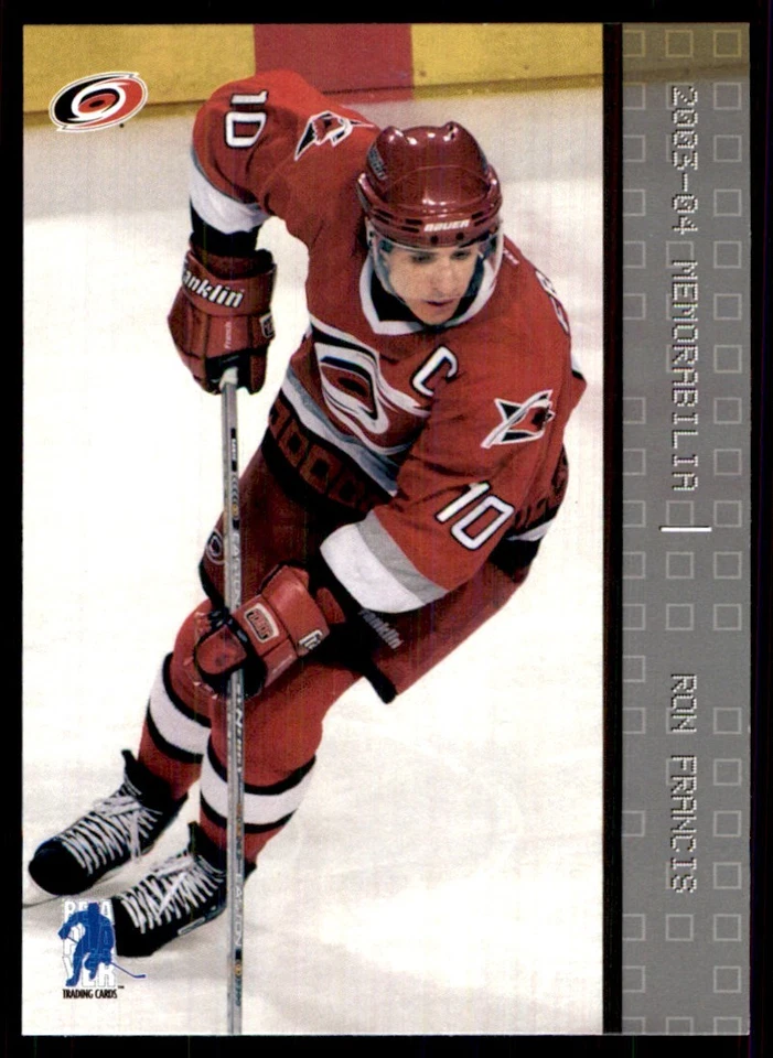 2003-04 Be a Player Memorabilia Ron Francis Carolina Hurricanes #78 - Image 1 of 2