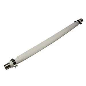 Eagle Flat Flexible Coax Cable RG6 White 8" F to F Jumper 75 Ohm Window Adapter - Picture 1 of 1