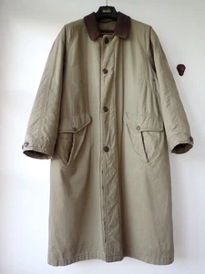 Camel Collection Vintage Khaki Trenchcoat Quilted Lining Size EUR 48 L - Picture 1 of 20