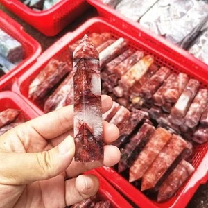 Wholesale 1Lb Fire Quartz Tower Point Reiki Crystal Home Decor Collection - Picture 1 of 3