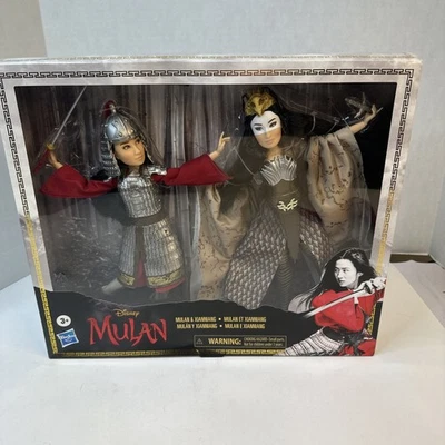 Muñecas Disney Mulan y Xianniang con casco, armadura y espada, Hasbro T3 Foto 1 de 4