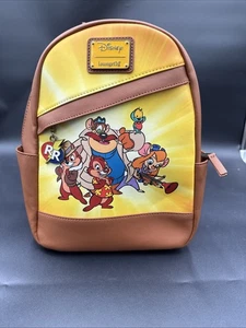 Loungefly Disney Chip 'n Dale Rescue Rangers Mini Backpack Read - Picture 1 of 10