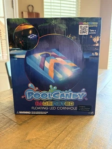 Pool Candy Aufblasbares Cornhole Spiel NEU Bunt Beleuchtet LED Poolspiel �� - Bild 1 von 10