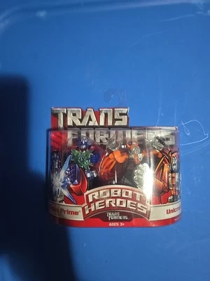 2006 Transformers роботов героев 2 упаковки Optimus Prime / Unicron фигурки новый - Изображение 1 из 4