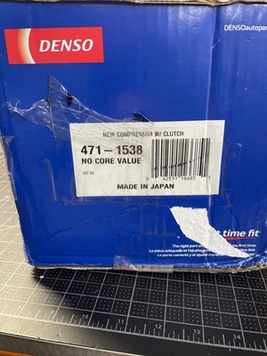 A/C Compressor For 2003-2007 Honda Accord 2.4L 4 Cyl 2004 2005 2006 Denso - Image 1 of 3