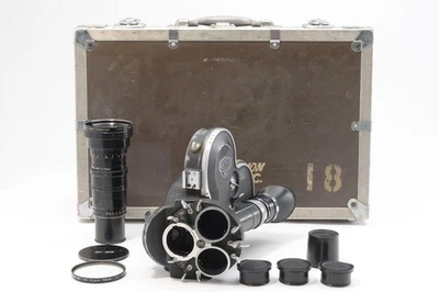 [Exc+5 en caja] Lente Arriflex 16 ST 16mm Cine Movie Camera Angenieux 12-120 JAPÓN Foto 1 de 4