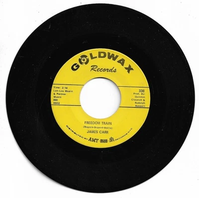 JAMES CARR - FREEDOM TRAIN - GOLDWAX - VG CONDITION  Foto 1 de 2