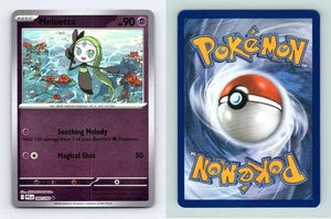 Meloetta #040/094 Phantasmal Flames Reverse Holo Uncommon Pokemon 2025 TCG Card - Picture 1 of 1