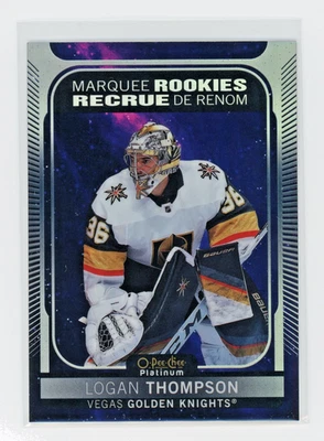 2021-22 O-Pee-Chee Platinum Marquee Rookies Cosmic /65 Logan Thompson Rookie RC - Image 1 of 2