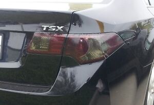 FOR 09-14 ACURA TSX SMOKE TAIL LIGHT PRECUT TINT COVER SMOKED OVERLAYS