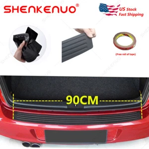 1Pcs Accessories Car DIY Door Rubber Rear Guard Bumper Protector Trim Cover US - Picture 1 of 11