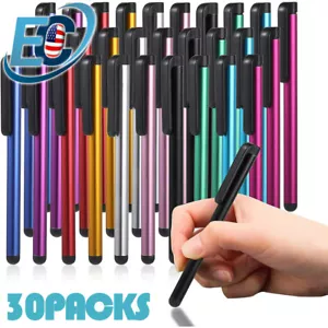 Capacitive Stylus Pen For Touch Screen Apple iPad Pro Air Mini Samsung Tablet - Picture 1 of 7