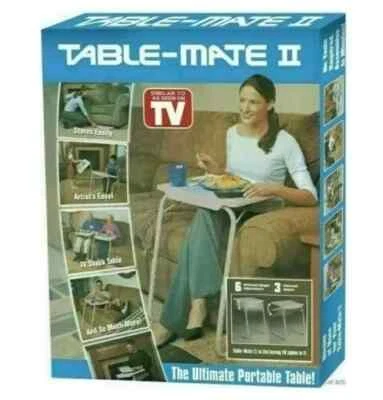 Folding Portable Table Mate 2  Laptop tv Desk Freestanding kids table - Image 1 of 4