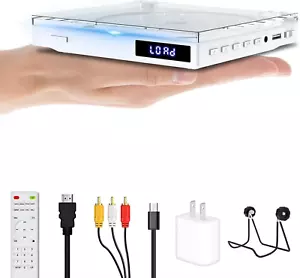 Mini DVD Player Tragbar, Regionen Free mit 1080P HDMI-Anschluss/AV-Ausgang, NTSC - Bild 1 von 7