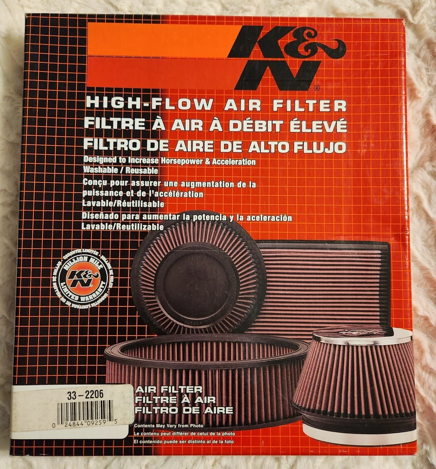 K&N 33-2206/2000-2008 CHRYSLER/DODGE (Voyager III, Town & Country, Grand,Caravan Foto 1 de 2