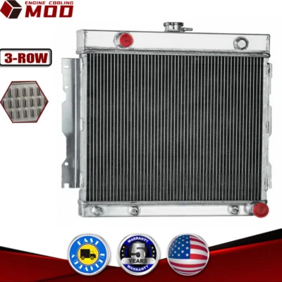 3-Row RADIATOR FOR DODGE D100 W150 Ramcharger /Plymouth PB100 PB200 1972-1979 V8 - Image 1 of 4