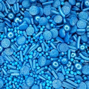 Scrumptious - Medley colore blu mica 30 g - topper per torte commestibili spruzzi 6516 - Foto 1 di 3