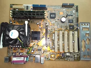 KIT - ASUS P4S800 (SKT 478) + P4 3GHZ(HT) FSB800+1GB MEM-TESTATA OK!! - Imagen 1 de 6