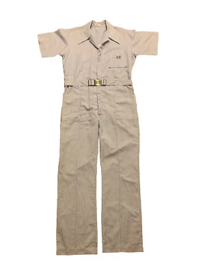 Macacão Rockabilly Masculino Bill Parry Azul Seersucker Halloween Antigo EUA 60 - Imagem 1 de 4