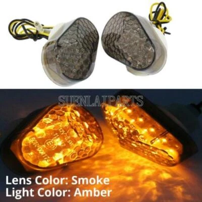 1.3" Mini Plastic Turn Signals for Kawasaki Ninja ZX6R 1998-2004 ZX7R 1996-2003 - Image 1 of 4