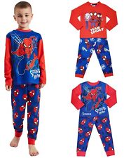 Boys Spiderman Personalised Pyjamas Spidey & Friends Marvel 18 Mths-10 Yrs