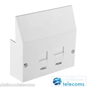 ADSL and VDSL2 Broadband High Speed faceplate filter for BT NTE5A master sockets - Picture 1 of 3