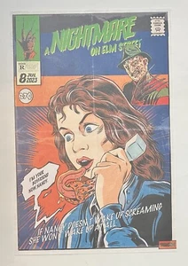 A Nightmare On Elm Street Nancy Freddy Comic Style 11.75x17.5 Canvas Art Poster - Picture 1 of 4