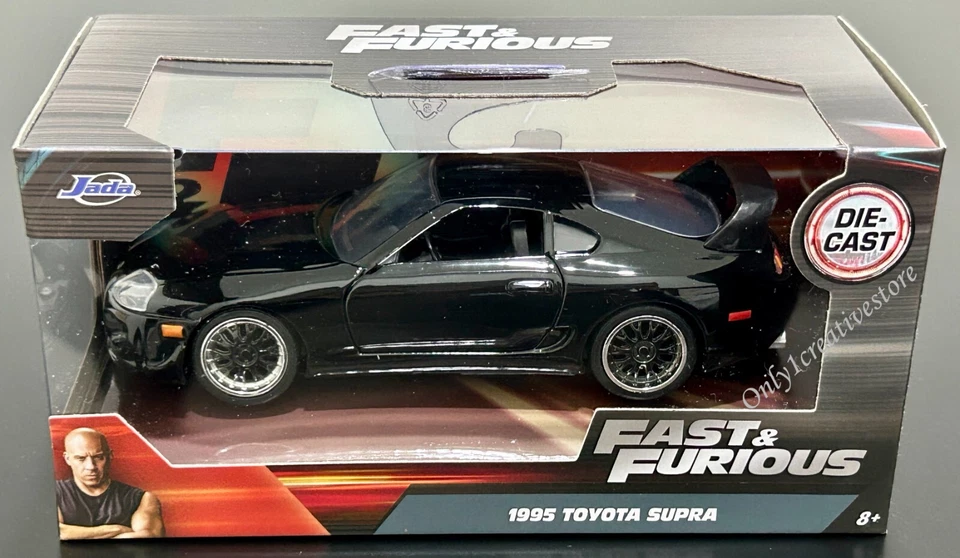Jada Fast And Furious 1995 Toyota Supra 1:32 Black - Image 1 of 1