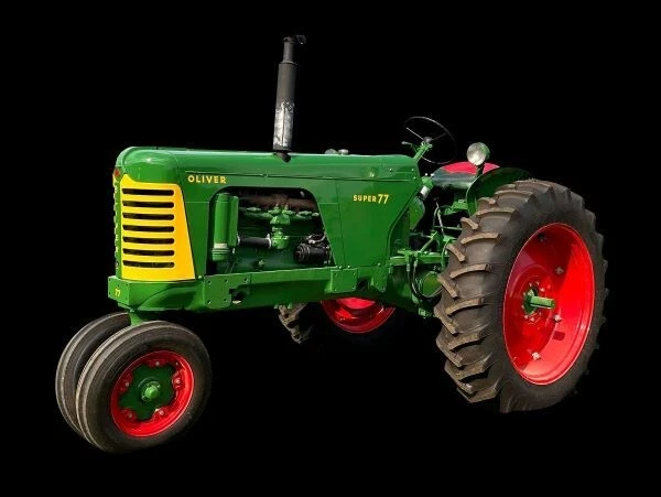 Oliver Super 1957 77 filas tractor de gasolina nuevo letrero de metal: 12x16" envío gratuito Foto 1 de 1